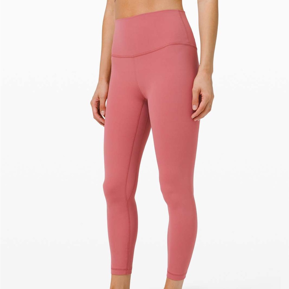 Lululemon Align Pants II Brier Rose 21” length size 6